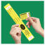 Bag Identification Tags with Transfer Tape - Yellow