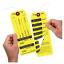 Yellow Bag Identification Tags, Manifold Construction with 8 Labels