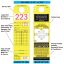 Parking & Claim Check Tags, Yellow, 9 1/2\