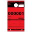 Temporary Paper Parking Permits - Mirror Hang Tags, Fluorescent Colors