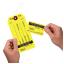 Yellow Bag Identification Tags, Manifold Construction with 8 Labels