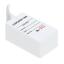 Bag Identification Tags, White Stock, Red Numbers