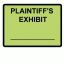 Legal Exhibit Labels