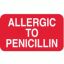 ALLERGY Alert Labels