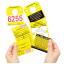 Parking & Claim Check Tags, Yellow, 9 1/2\