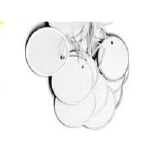 thumbnail image 2 of 180-Piece Metal Rim Key Tags - Round Paper Tags With Metal Rings For Key Organization 2 of 6